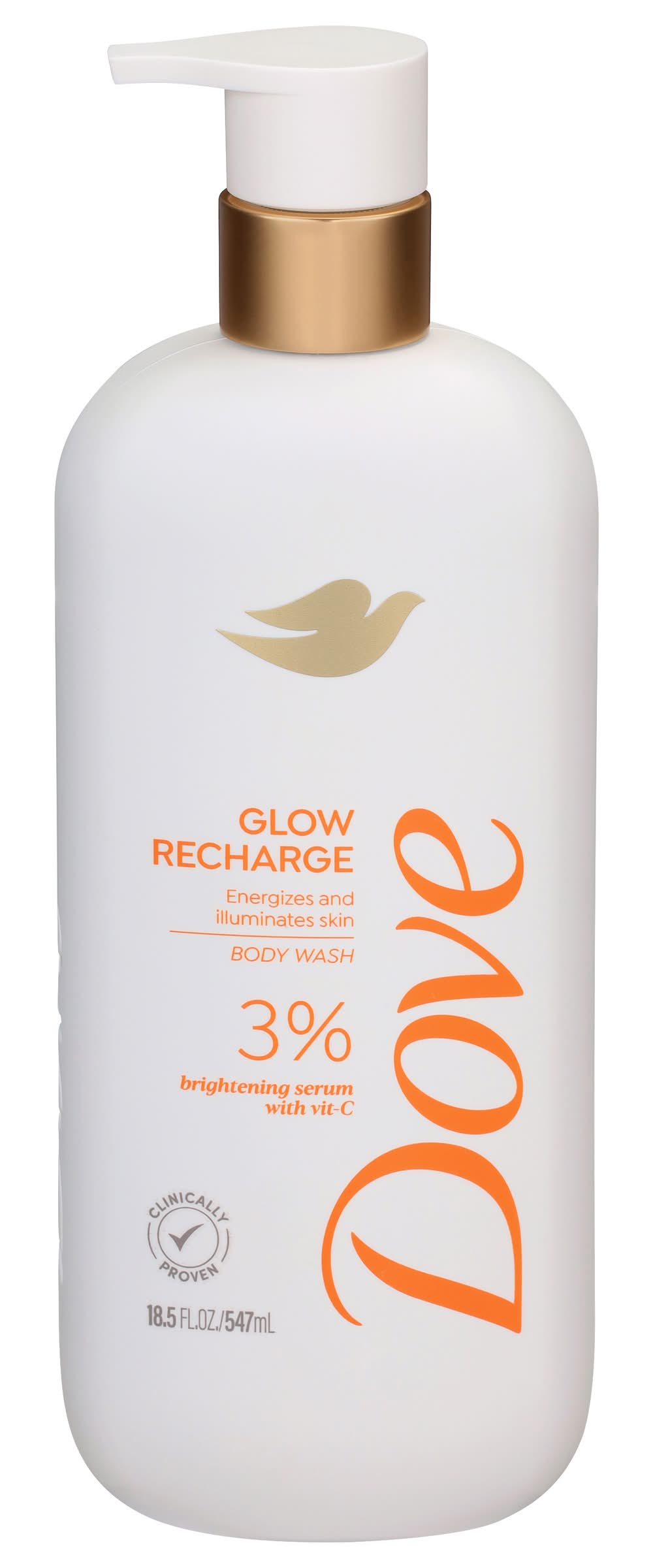 Dove Brightening Serum + Vitamin C - Glow Recharge Beauty Body Wash (18.5 fl oz)