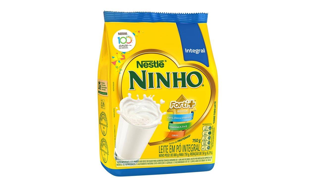 Nestlé leite em pó integral ninho forti+ (750 g)