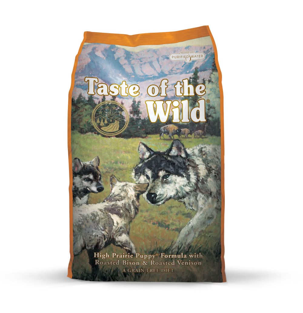 Taste Of The Wild High Prairie Puppy Roasted Bison And Venison Dry Dog Food Grain Free 5 Lb