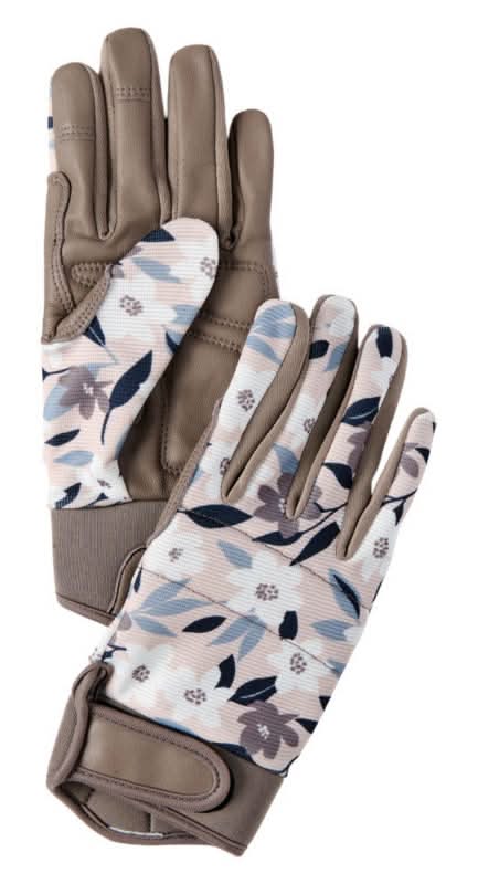 Gardenline Printed Touchscreen Gardening Gloves - M
