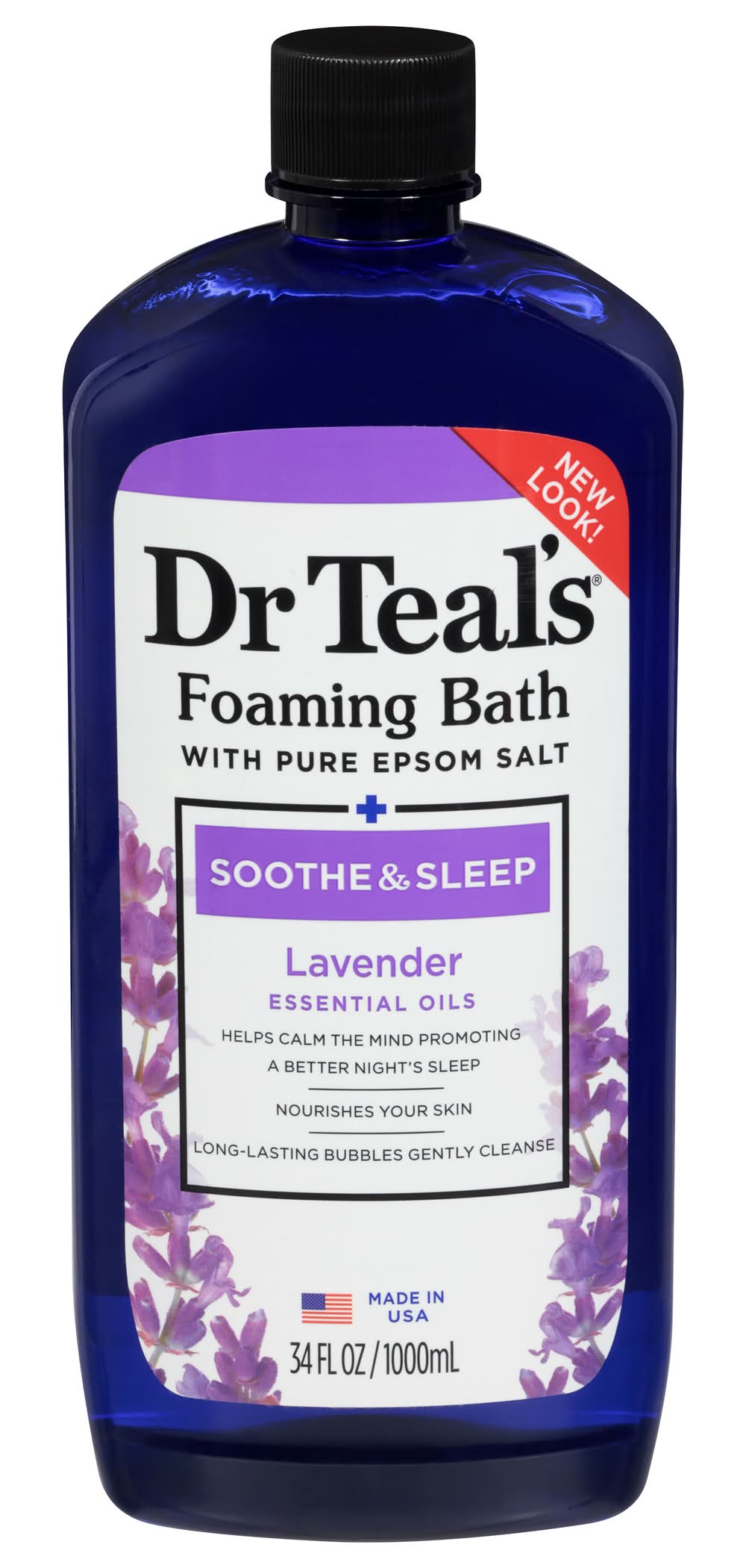 Dr Teal's Soothe & Sleep Foaming Bath, Lavender (34 fl oz)