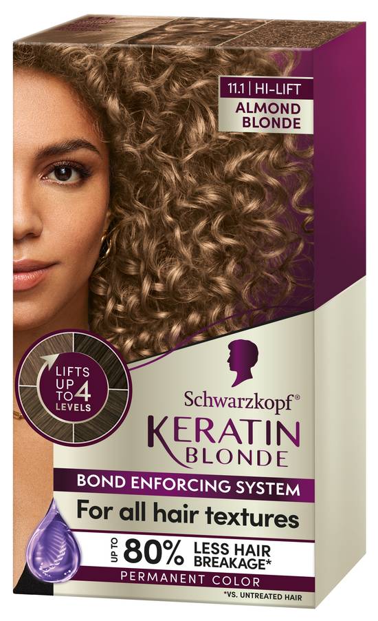 Schwarzkopf Keratin Permanent Hair Color (almond blonde)