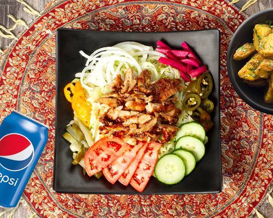 Chicken Shawarma Salad Bowl