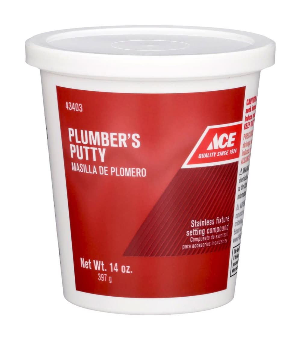 ACE Gray Plumbers Putty 14 Oz