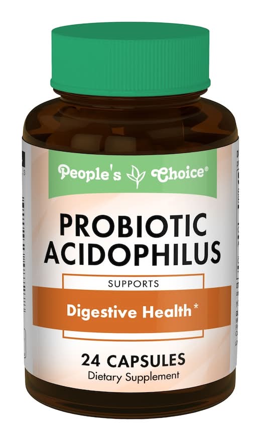 People's Choice Probiotic Acidophilus Supports a Healthy Digestion Capsules (24 ct)
