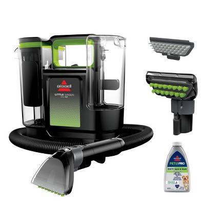 Bissell Little Green Max Pet Portable Carpet Cleaner, Green/Black