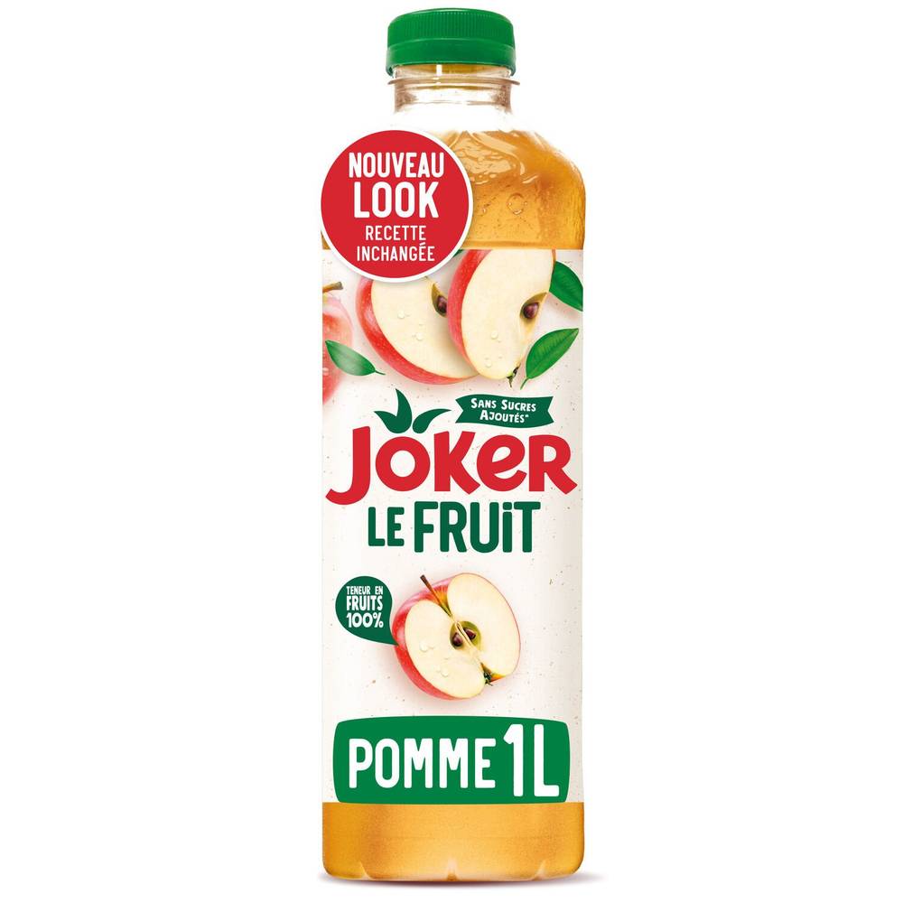 Jus pomme sans sucres ajoutés JOKER - la bouteille de 1L