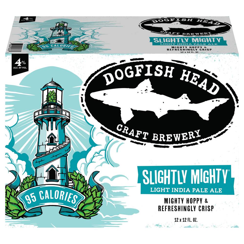 Dogfish Head Slightly Mighty Beer Light India Pale Ale Beer (12 ct, 12 fl oz)