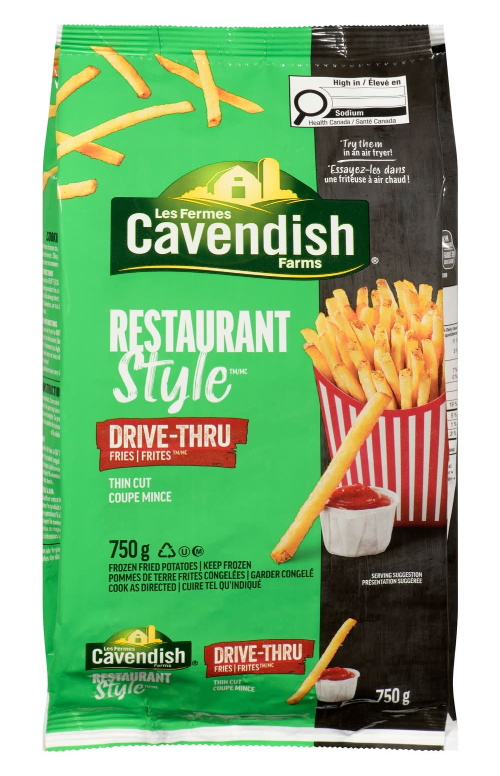 Cavendish farms restaurant style frites drive thru - restaurant style drive thru fries