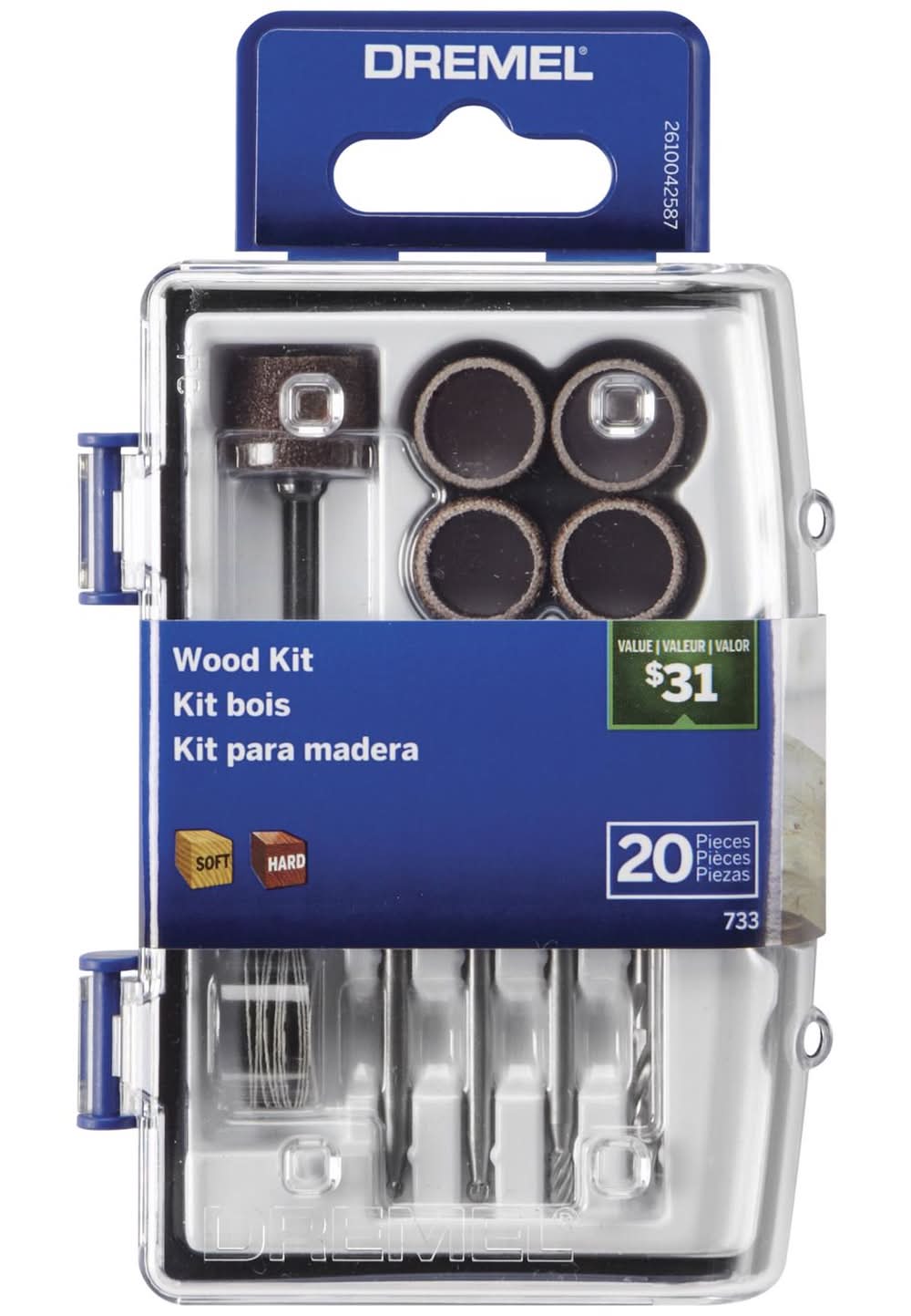 Dremel Rotary Accessory Kit 20 Pc