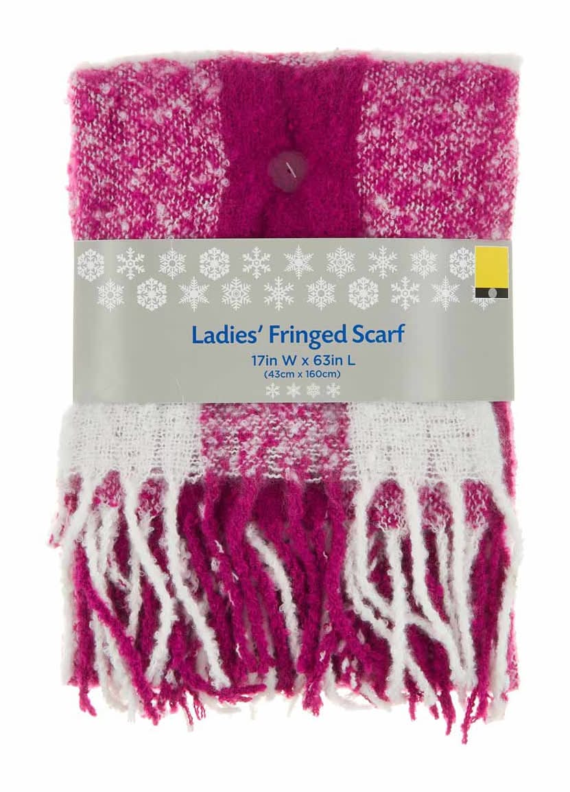 Fringed Scarf, Women, 17x63 in