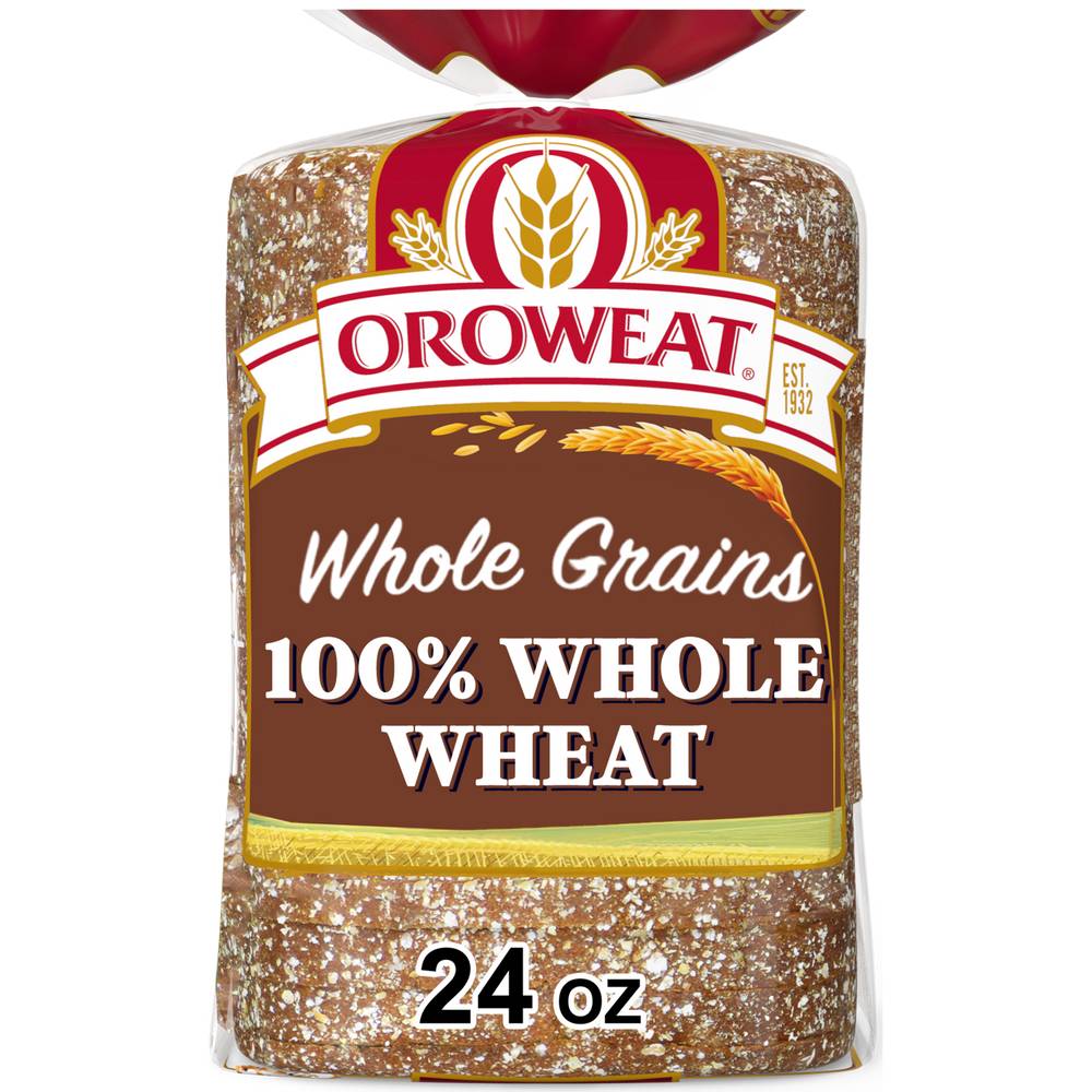 Oroweat Whole Grains 100% Whole Wheat Bread