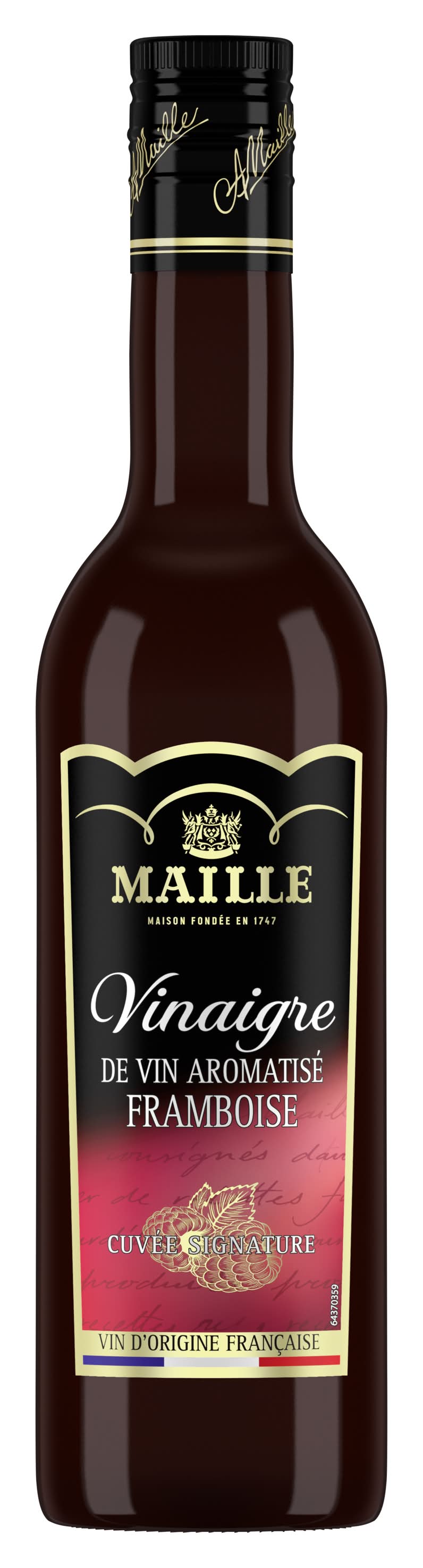 Maille - Vinaigre de vin rouge, framboise (500ml)