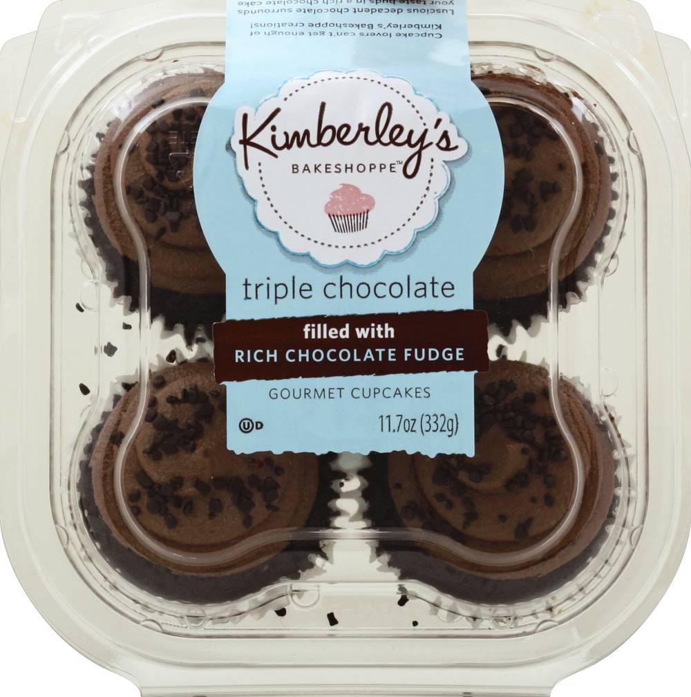 Kimberley's Bakeshoppe Triple Chocolate Cupcakes (11.7 oz)