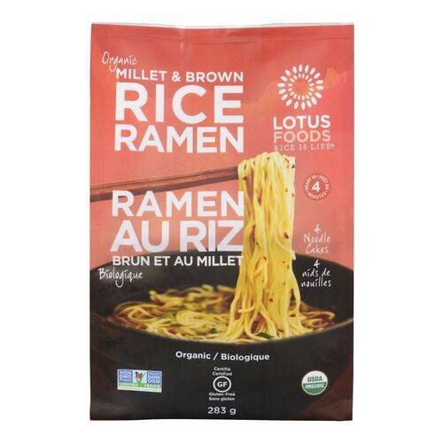 Lotus Foods Millet & Brown Rice Ramen (283 g)