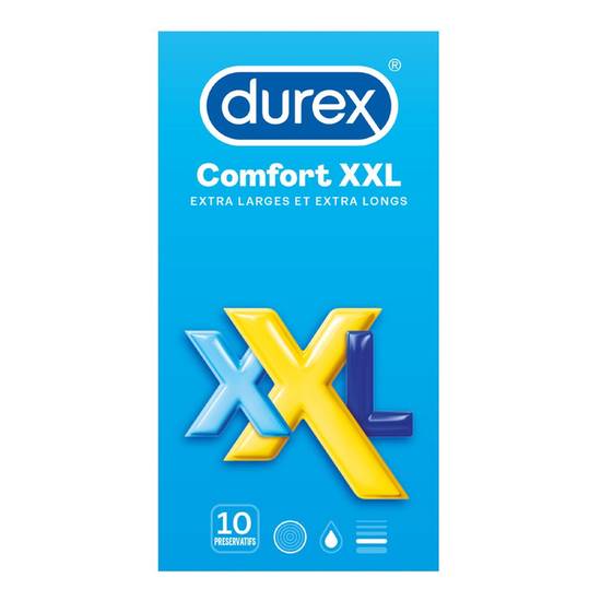 Préservatifs grande taille Durex x10