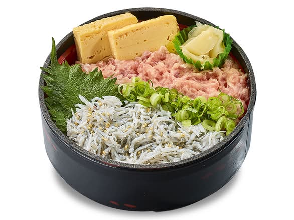 ねぎとろしらす丼