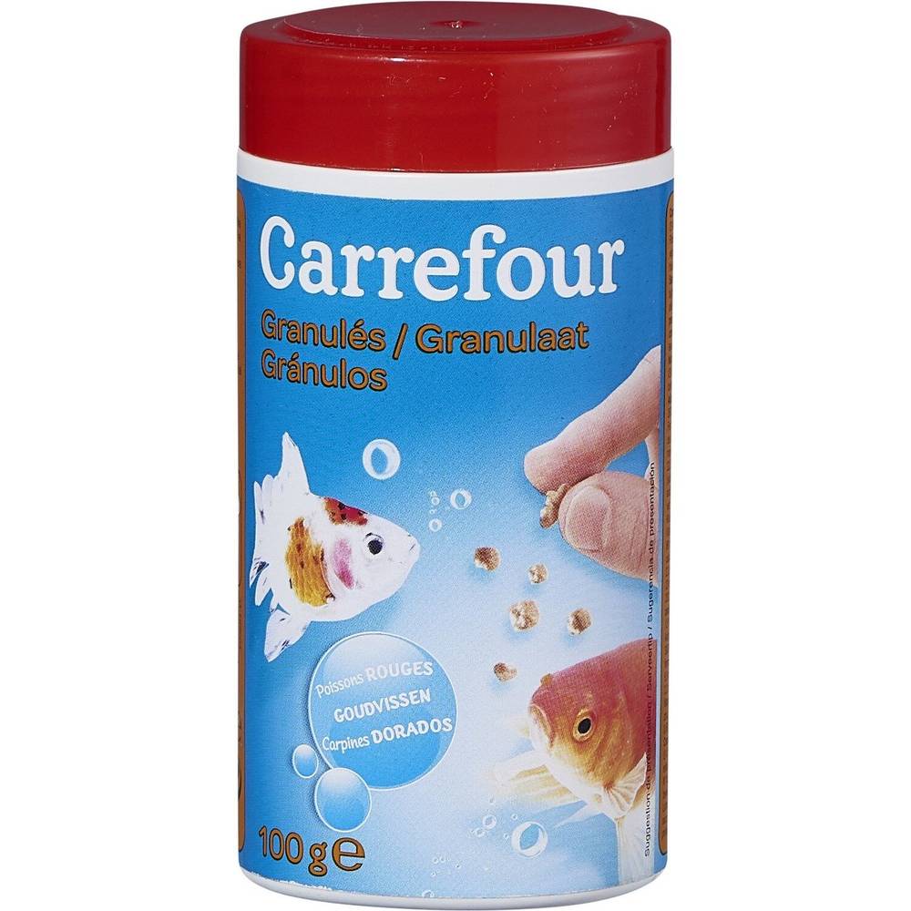 Carrefour - Granulés pour poissons rouges