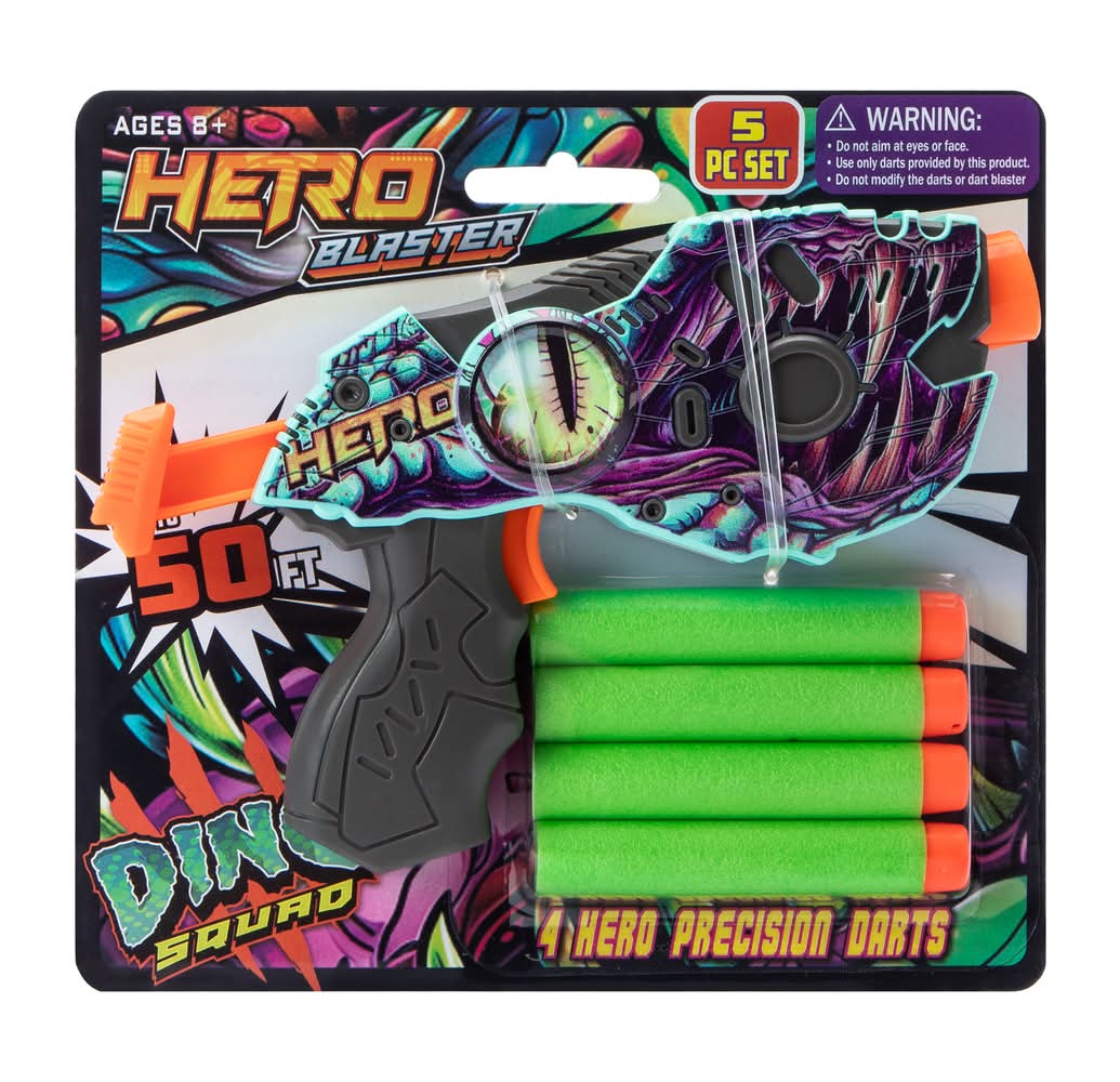 Dino Squad Hero Blaster Set 5-Piece Blue