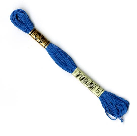 The DMC Corporation 6 Strand Embroidery Floss, Blue