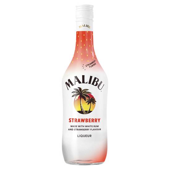 Malibu Strawberry Flavour Liqueur 700ml