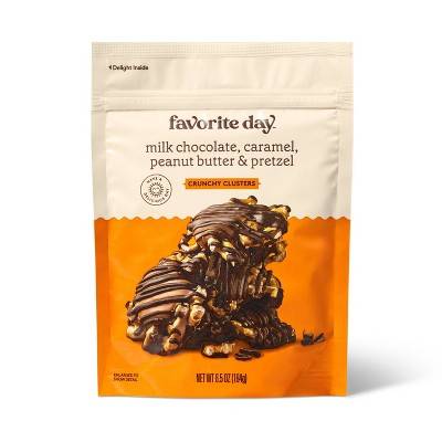 Favorite Day Milk Chocolate Caramel Peanut Butter & Pretzel Crunchy Clusters Candy (6.5 oz)