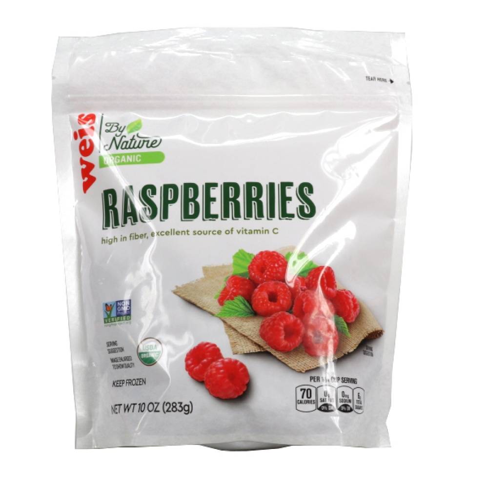 Weis Organic Nature Raspberries (10 oz)