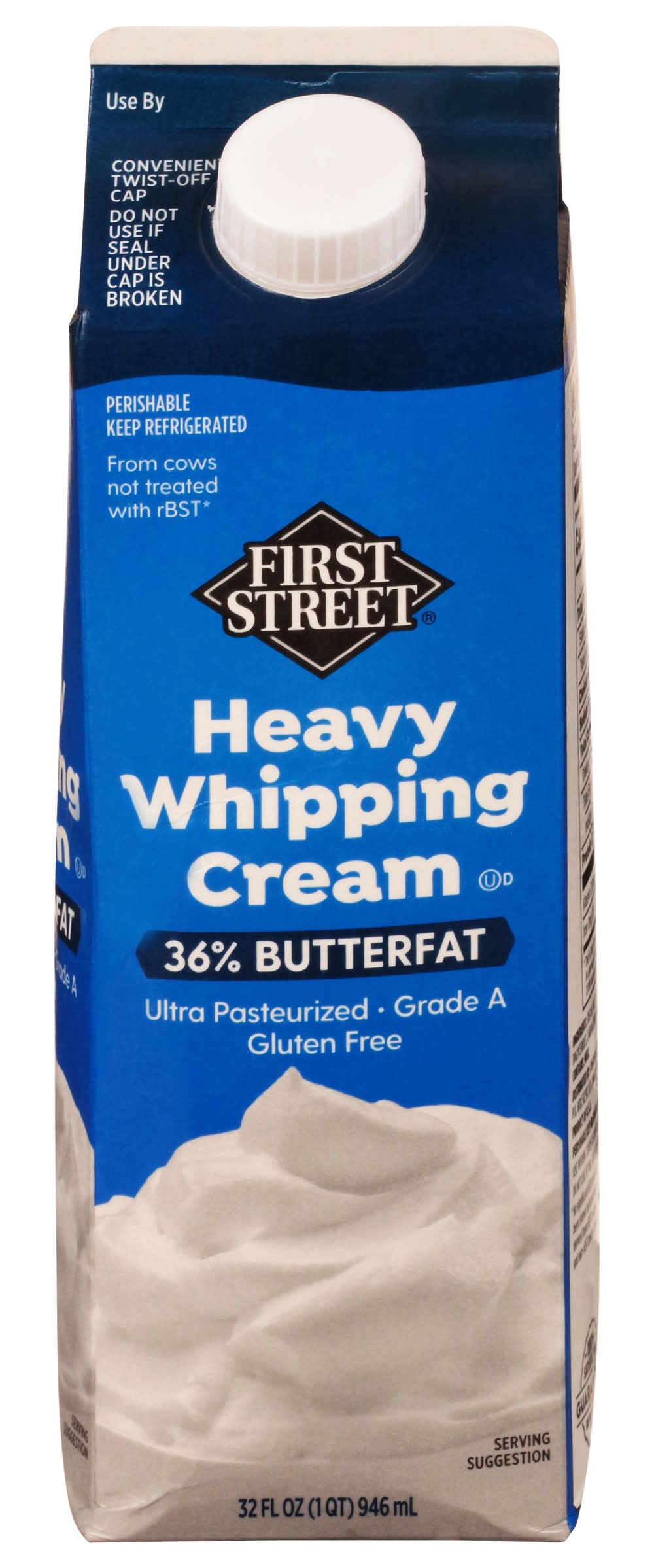 First Street 36% Butterfat Heavy Whipping Cream (32 fl oz)