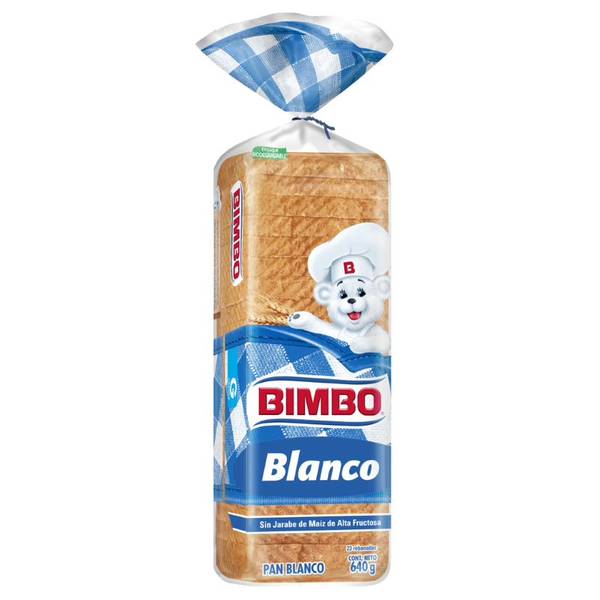 Bimbo pan blanco (g)