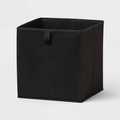 Brightroom Fabric Bin, 11', Black