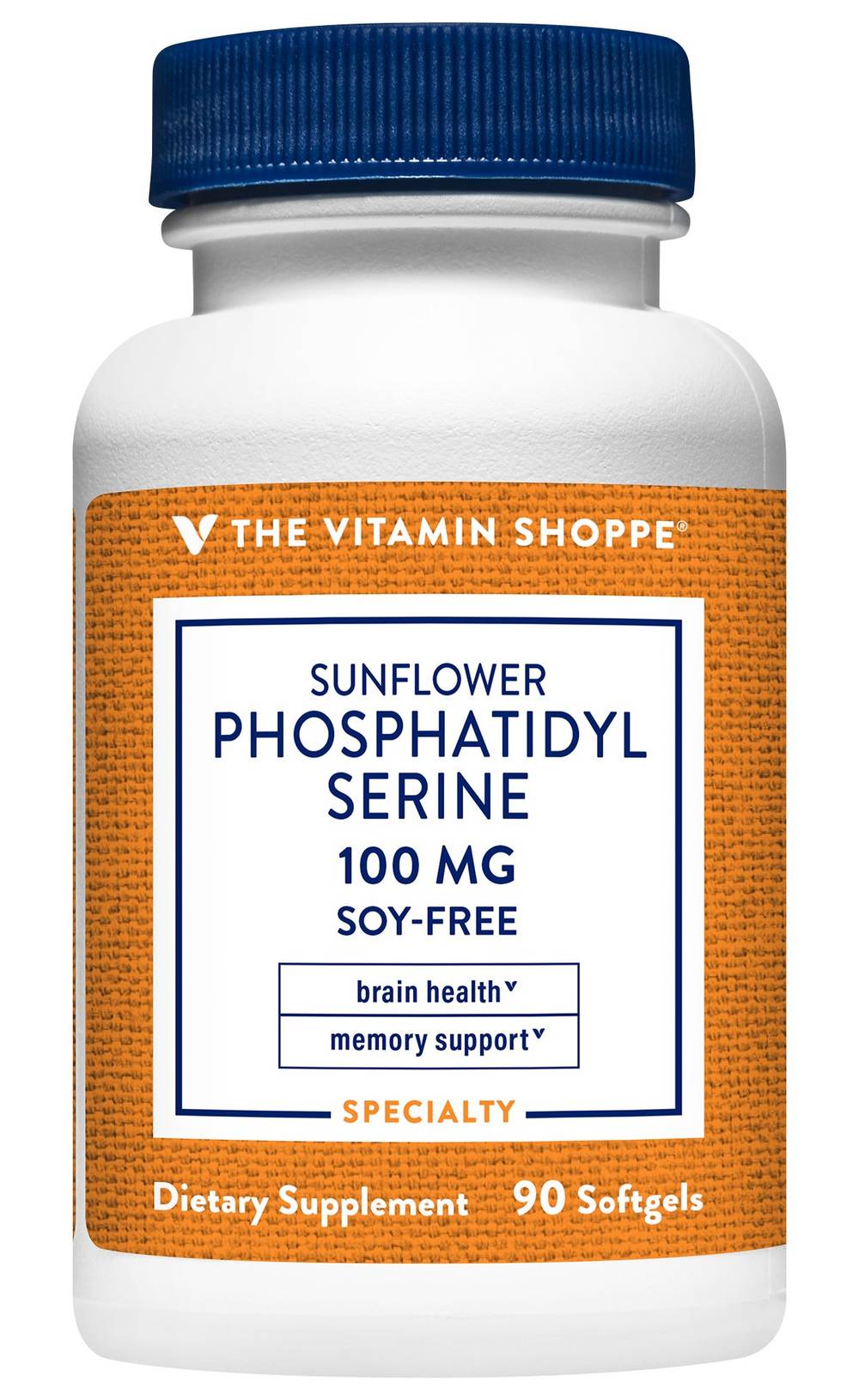 The Vitamin Shoppe Sunflower Phosphatidylserine 100 mg Softgels (90 ct)