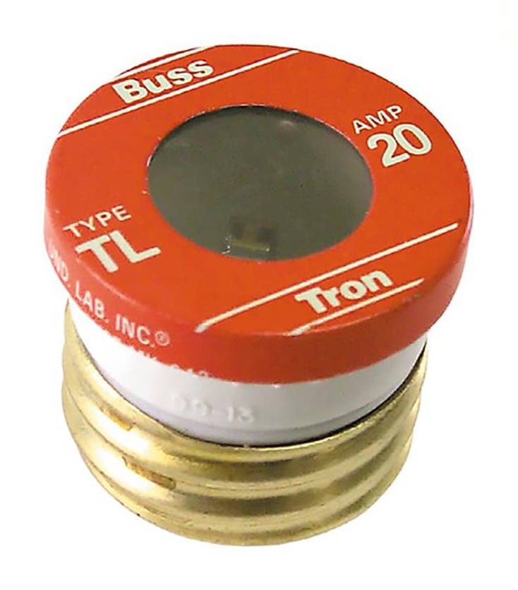 Cooper Bussmann 3 -Pack 20 Amp Time delay Plug Fuse | BP/TL-20