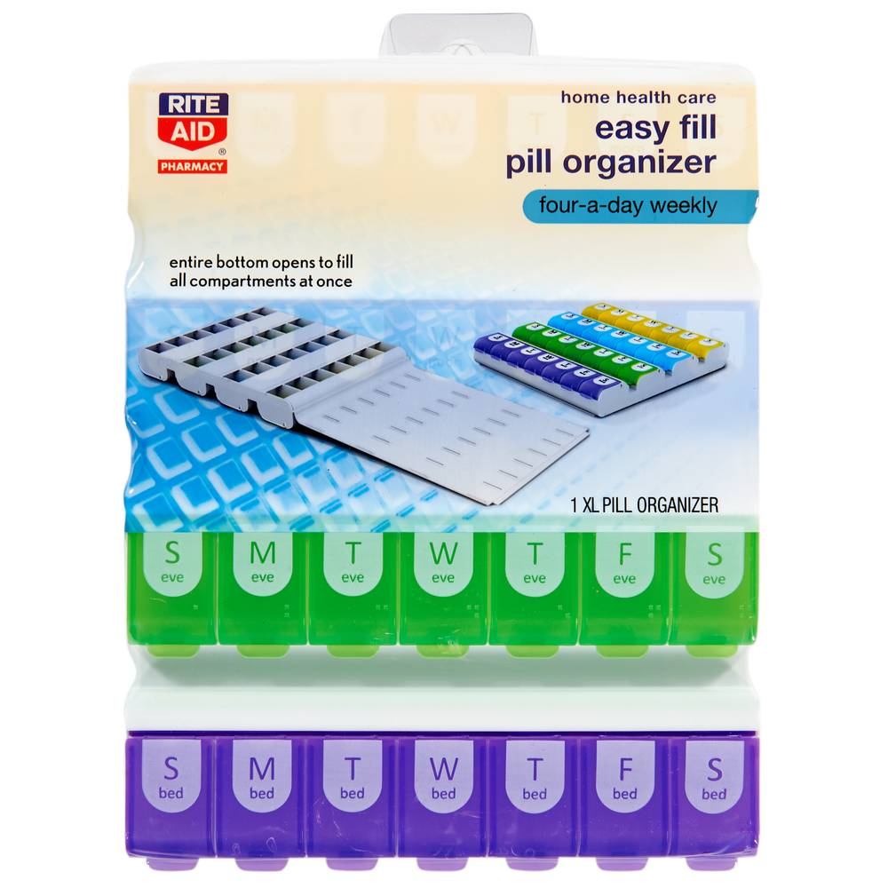 Rite Aid Easy Fill Pill Organizer