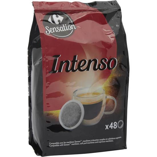 Carrefour Sensation - Café dosettes intenso (336 g)
