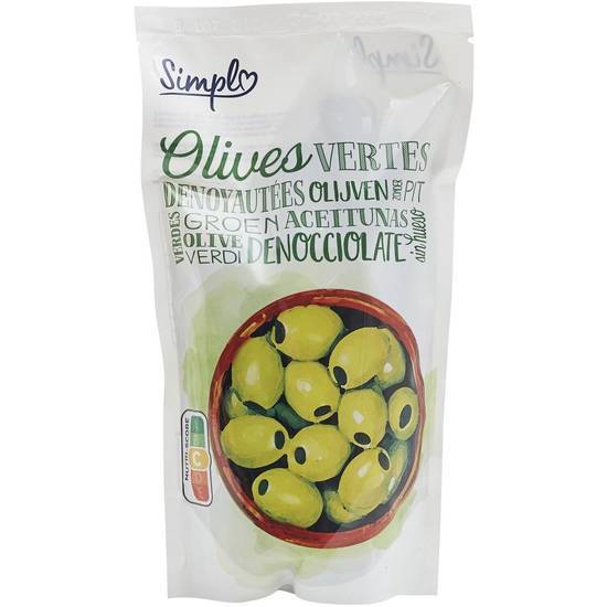 Simpl - Olives vertes dénoyautées