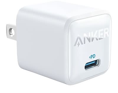 Anker Nano Pro USB-C Wall Charger, 20W, White (A2654J21-1)