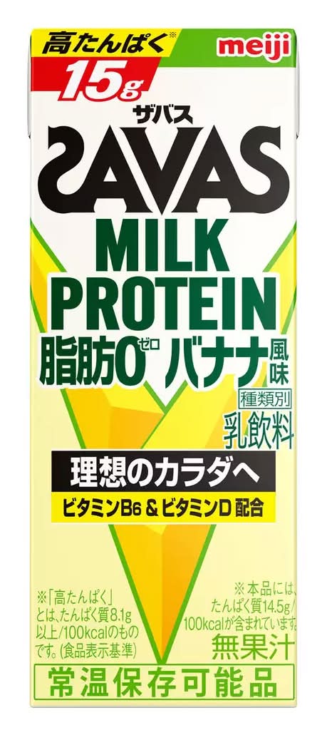 ザバス(SAVAS) ミルクプロテイン バナナ風味 200ml×24本