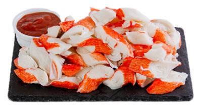 Imitation Crab Flakes Service Case - 1 Lb