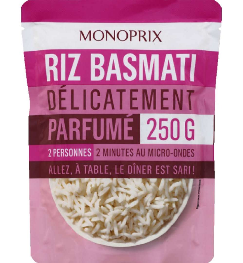 Monoprix - Riz basmati délicatement parfumé (250g)