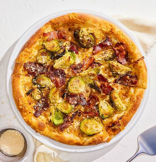 NEW - BACON AND BRUSSELS PIZZA