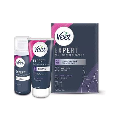 Veet Expert Hair Removal Cream Kit (2 ct)