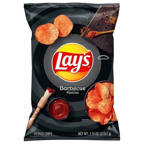 Order Lay's Potato Chips Barbecue - 7.75 oz food online from Walgreens store, Danville on bringmethat.com