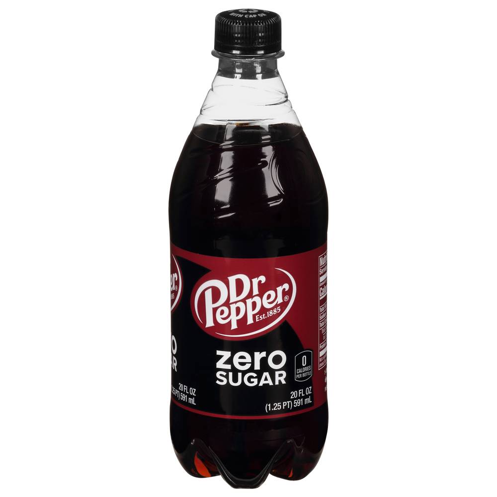 Dr Pepper Zero Sugar Original Soda (20 fl oz)