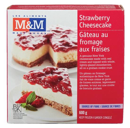 M&M Food Market Strawberry Cheesecake (600 g)