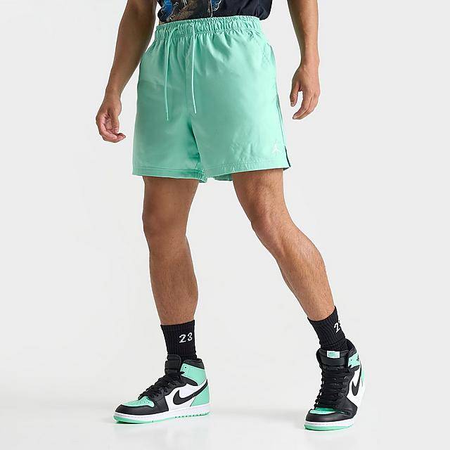 Jordan Men's Essentials Poolside Shorts (medium/emerald rise-white)