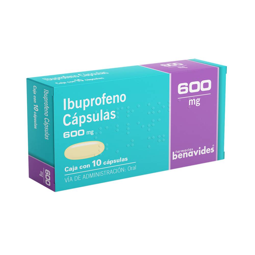 Almus ibuprofeno 600 mg( 10 piezas)