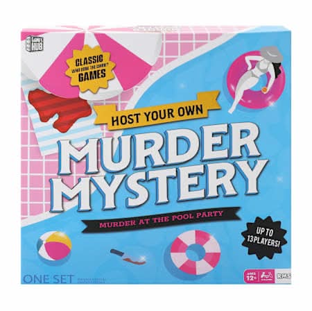 Host Your Own Murder Mystery Game Set Murder At The Pool Party