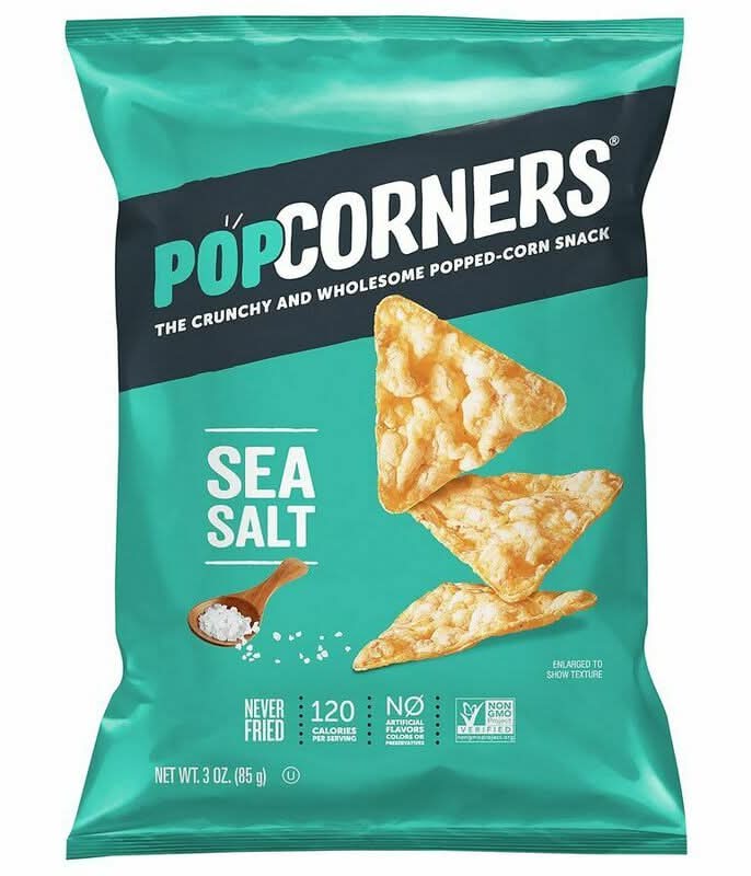 Popcorners Popped Corn Chips Sea Salt 3oz
