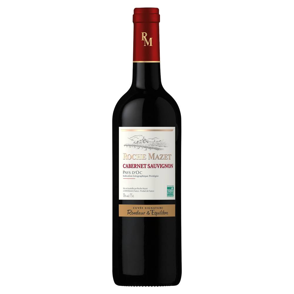 Pays d'Oc IGP, Vin rouge, Roche Mazet cabernet sauvignon 2021 - 75cl