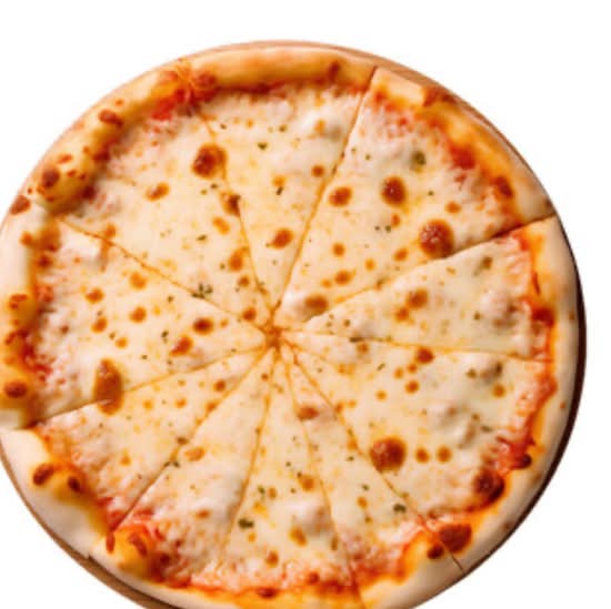 Large pizza pie with extra cheese
